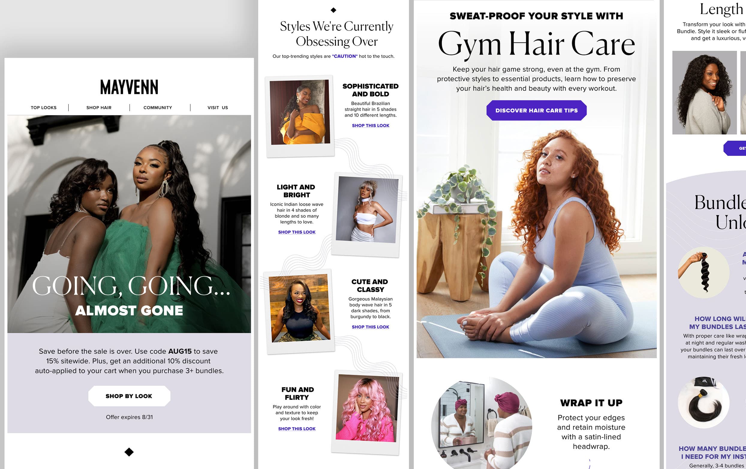 Mayvenn Email Marketing Campaign