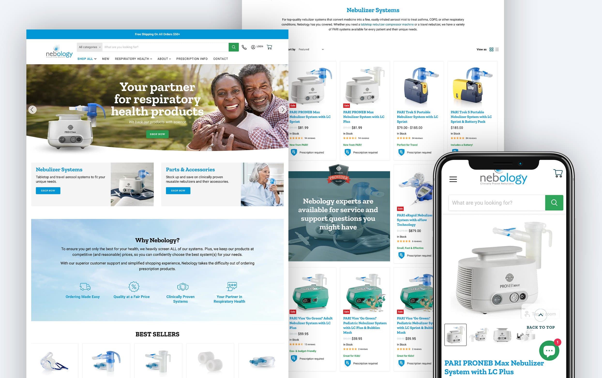 Nebology Website Design
