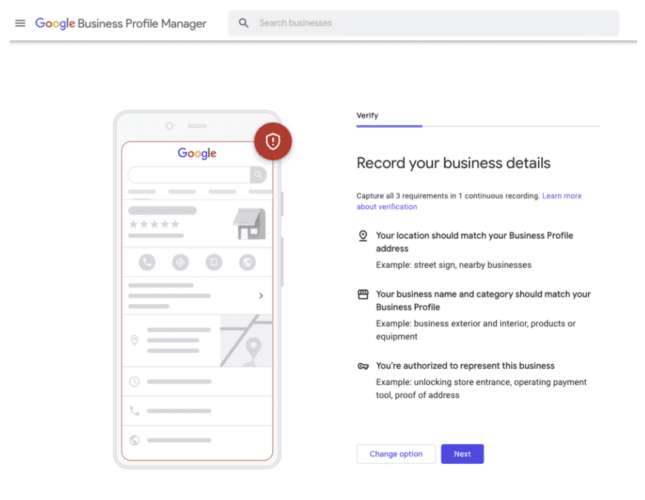 Verify your Google Business Profile