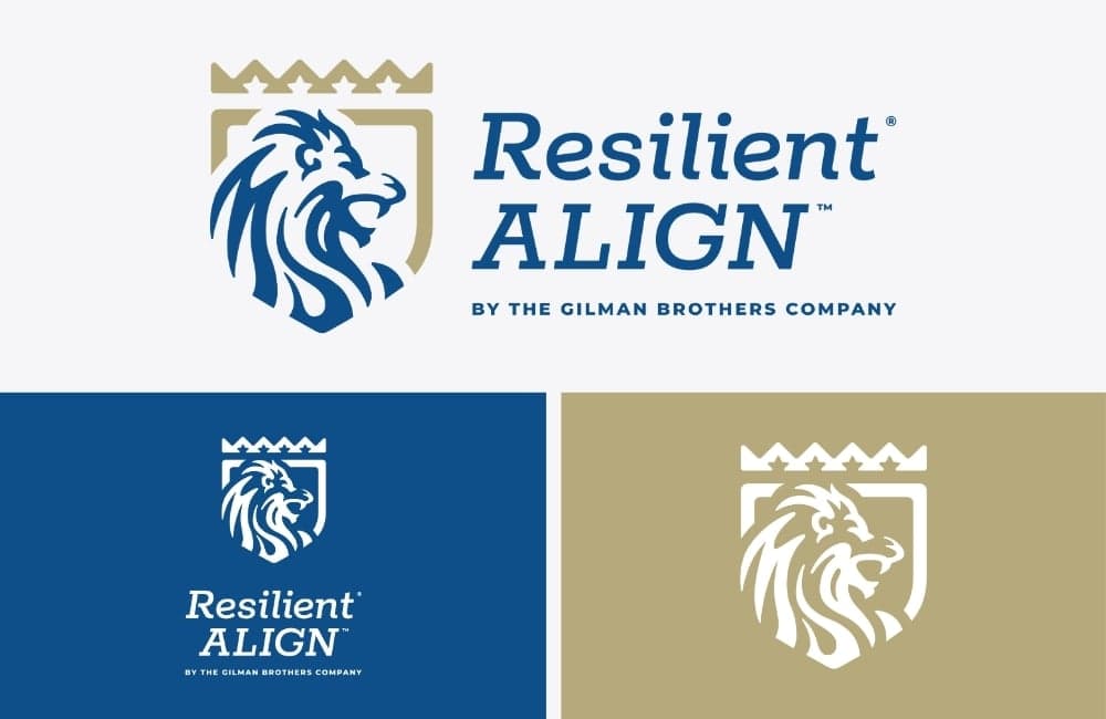 CADC Award for Logo Design Resilient Align by The Gilman Brothers Company