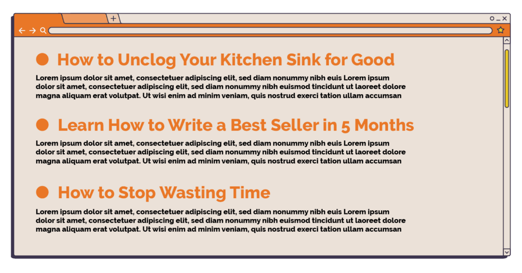 CTR good catchy title examples