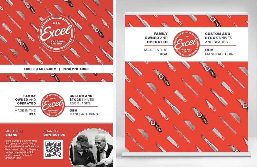 CADC Award winner Excel Blades Tradeshow Booth