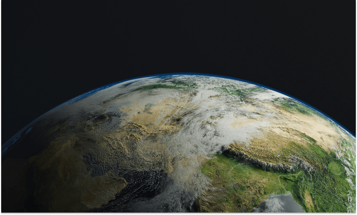 image of the world from space