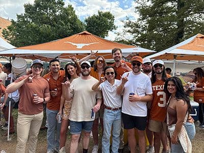 Sean Ford at University of Texas Austin Tailgate