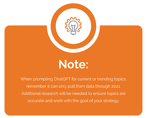 ChatGPT for Current Trending Topics