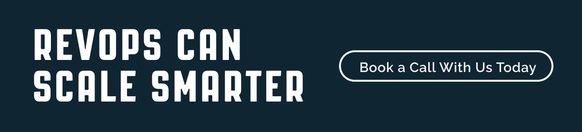 RevOps messaging highlighting how revenue operations enables smarter and more efficient business scaling