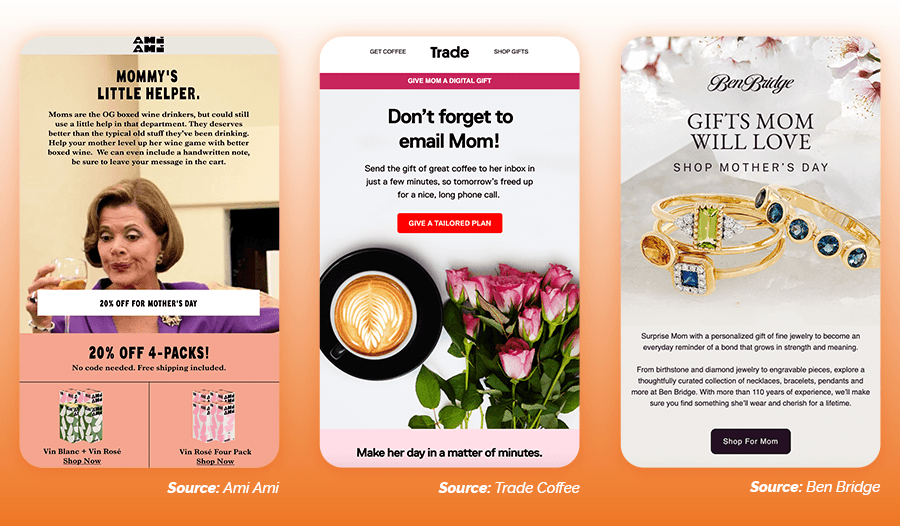 Best Mother's Day email campaigns
