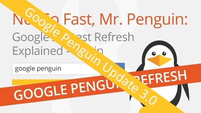 Google Penguin Update 3.0