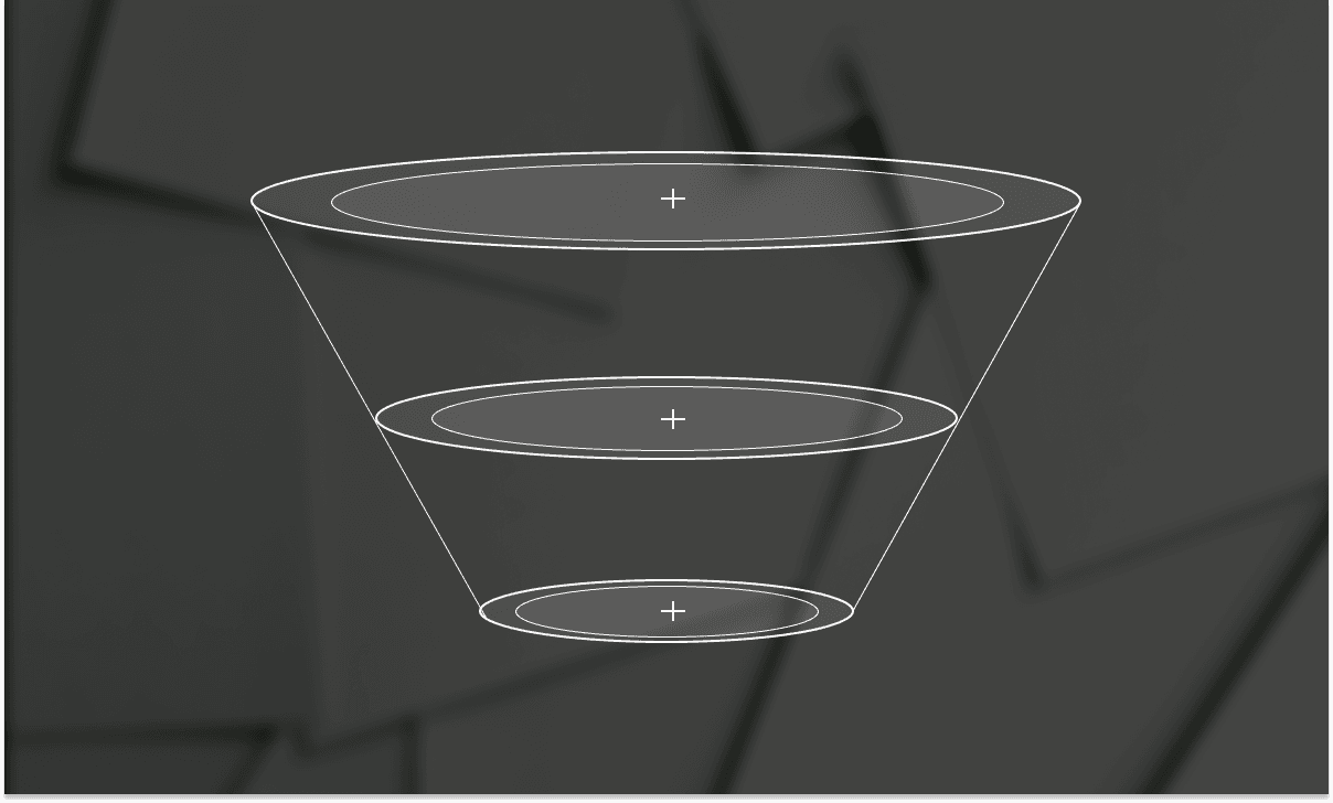 A visual representing how to build a full-funnel enrollment marketing strategy for higher education