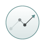 Improved conversion rate line graph