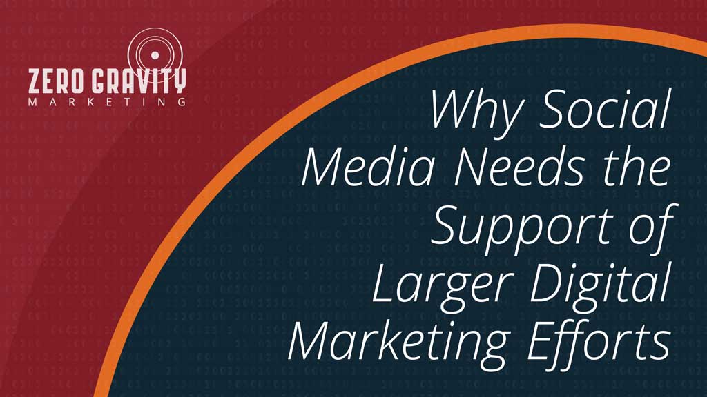 Why Social Media Needs the Support of Larger Digital Marketing Efforts