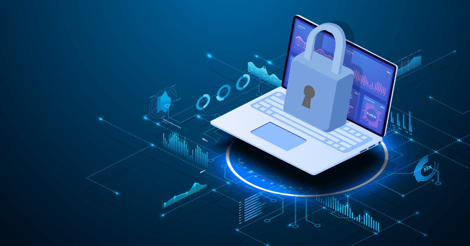 Lock on laptop to prevent spam traffic