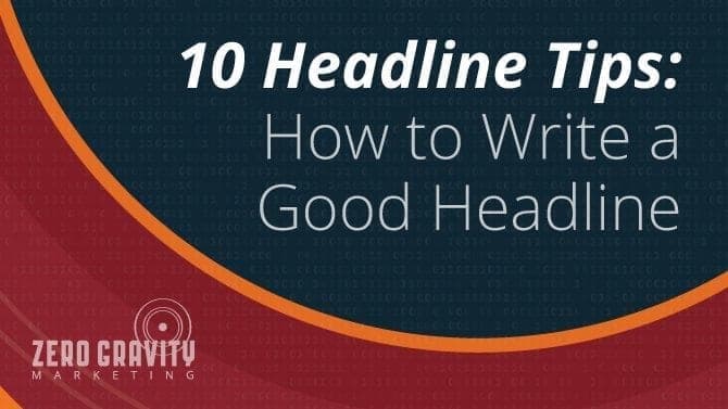 How to write a good headline