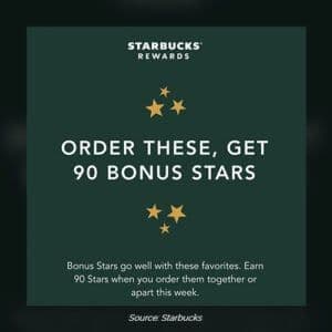 Starbucks loyalty program message