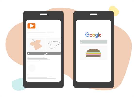 Google News vs Google Discover interfaces