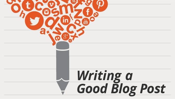 how to write a good blog post