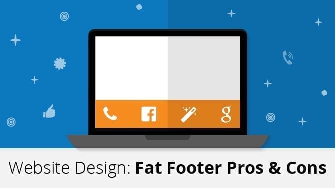website design: fat footer pros and cons