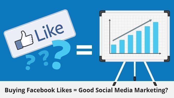 buying Facebook likes for social media marketing