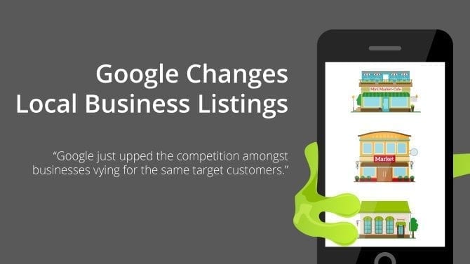 google changed local business listings