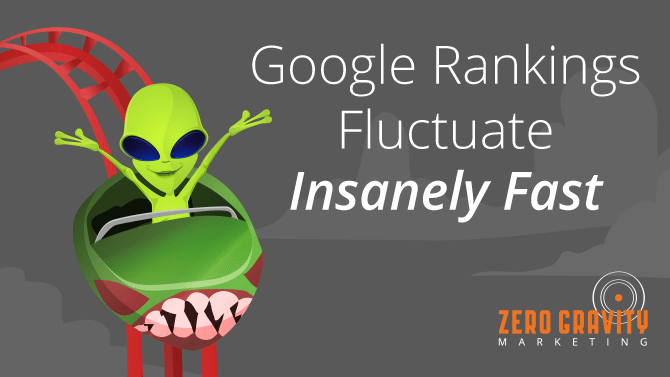 Why Google Rankings Can Fluctuate Insanely Fast