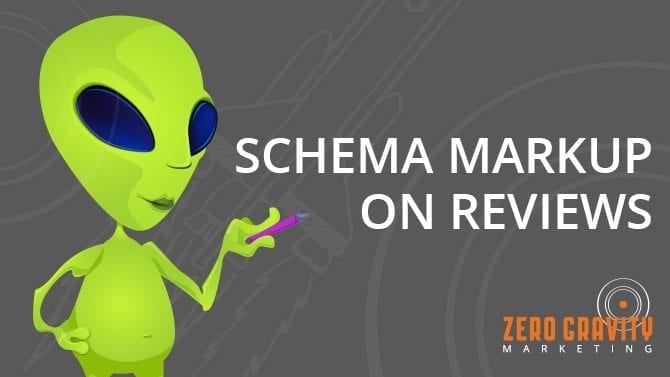 schema markup on reviews