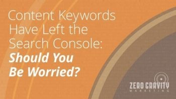 content keywords in search console
