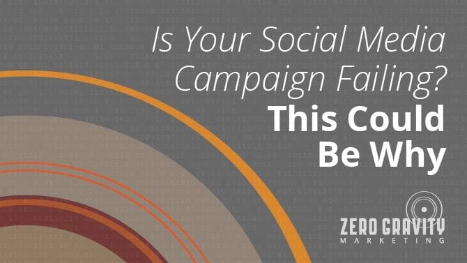 Is your Social Media Campaign Failing?