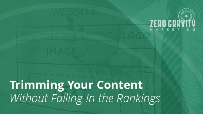 Trimming Your Content Without Falling In Rankings