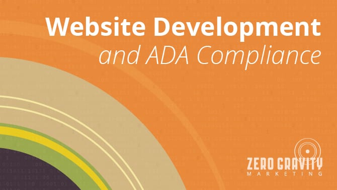 Website Development and ADA Compliance  