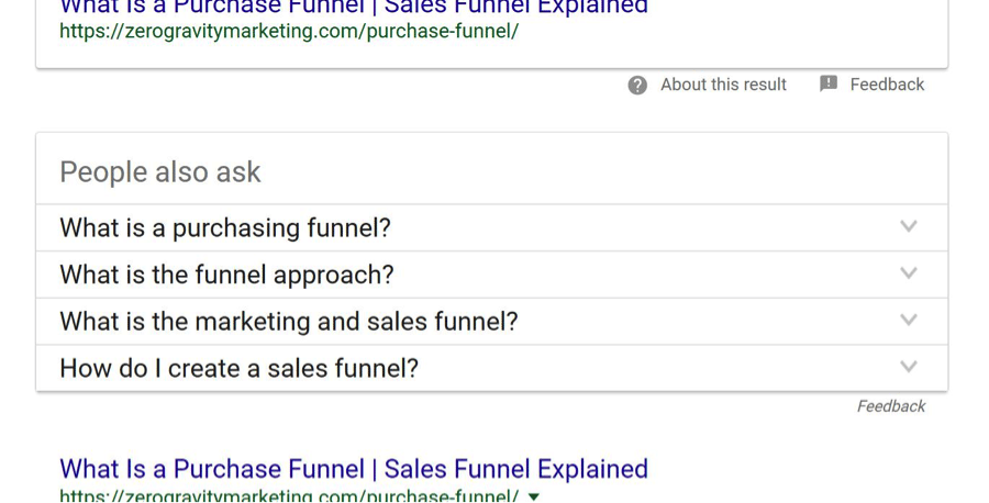 Google Featured Snippet Example