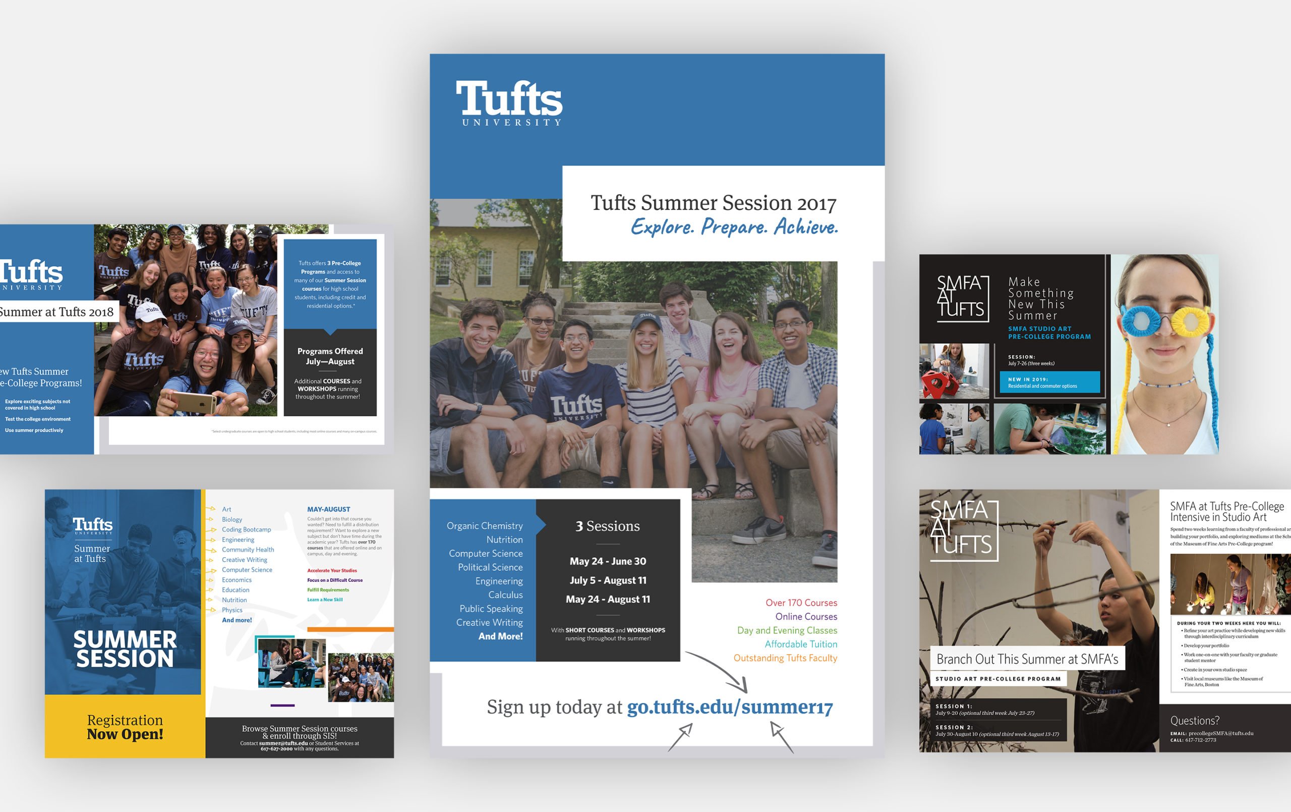 Tufts University Summer Session Graphics