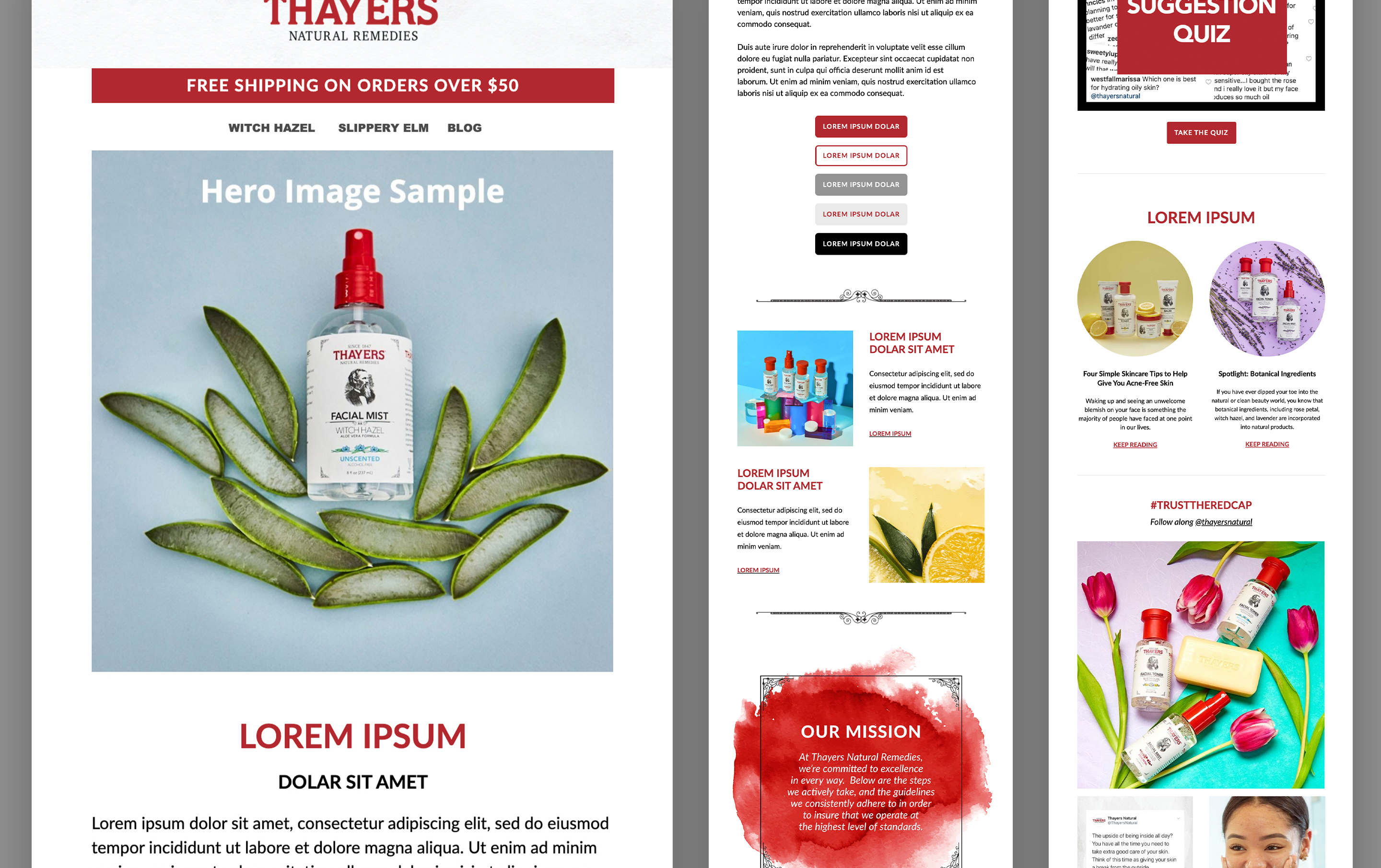 Thayers Natural Remedies Digital Marketing