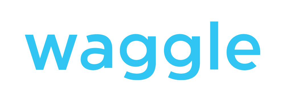 Waggle Logo Blue