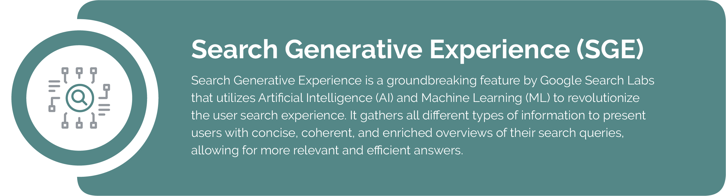 Search Generative Experience SGE