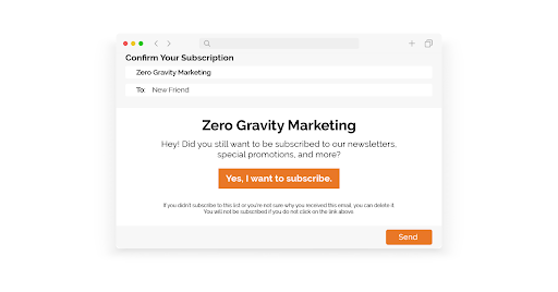 Email Subscription Confirmation 