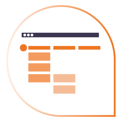 Horizontal Website Navigation and Top-Level Menu Layout
